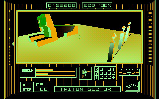 Dark Side Screenshot Amstrad CPC