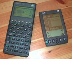 HP48 und Palm III